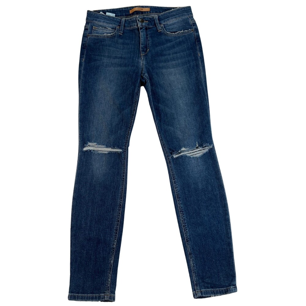 Joe's Women's Blue Ankle Mid Rise Skinny Ankle Jeans Size 28